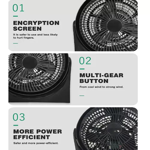 Factory Wholesale High-Speed Plastic Electronic Power Commercial Home Floor Fan 1