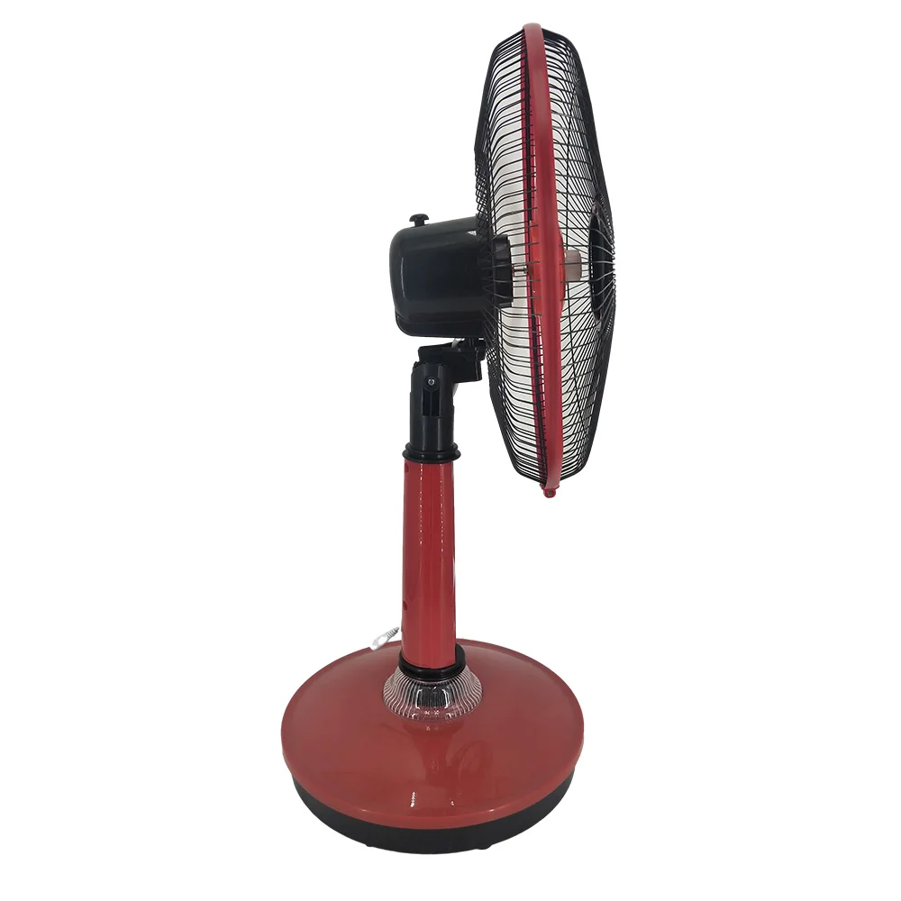 New hot plastic Household Oscillating high speed stand electric dc smart table fan with led light Table Fan