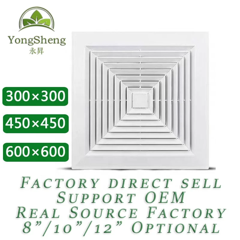 OEM Factory direct sale wholesaler 8"/10"/12" Bathroom/Kitchen/storehouse/workshop Ventilating Exhaust Fan